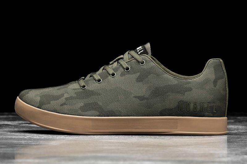 Dark / Camo Nobull Dark Forest Camo Canvas Women\'s Trainers | CA R2126V